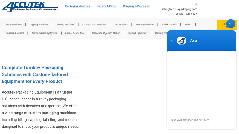 Accutek Packaging Machine Equipment