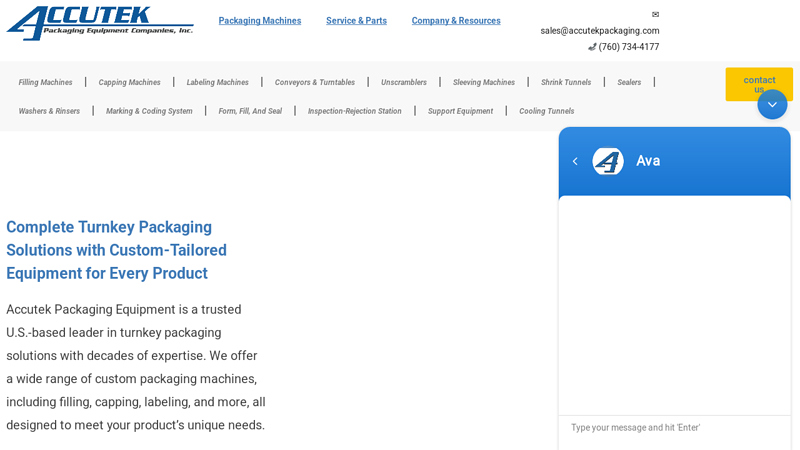 Accutek Packaging Machine Equipment