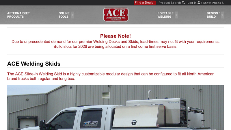 ACE Welding Skids