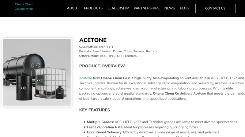 Acetone