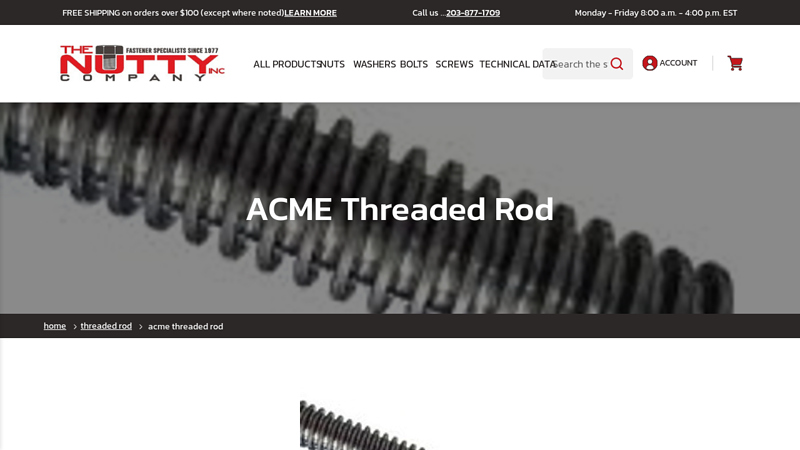 ACME Threaded Rod
