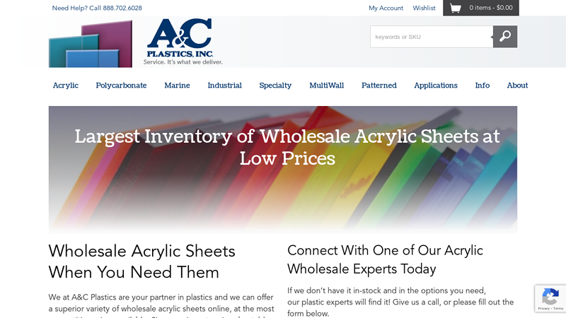 Acrylic Wholesale - Bulk Plexiglass and Acrylic Sheets