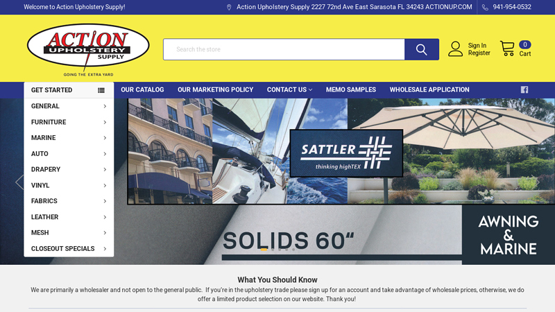 Action Upholstery Supply