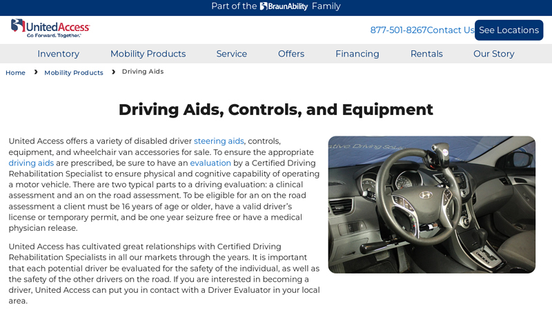 Adaptive Driving Aids, Controls, and Equipment
