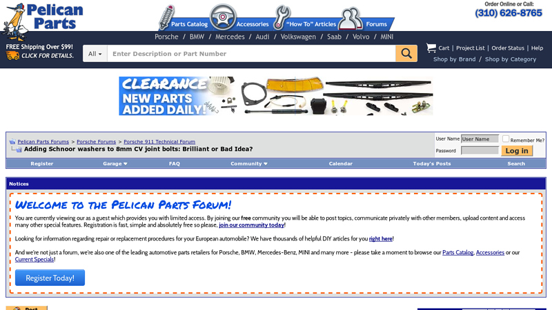 Adding Schnoor washers to 8mm CV joint bolts