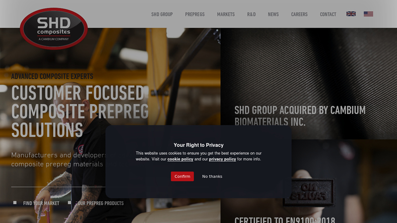 Advanced composite materials for the global market, USA