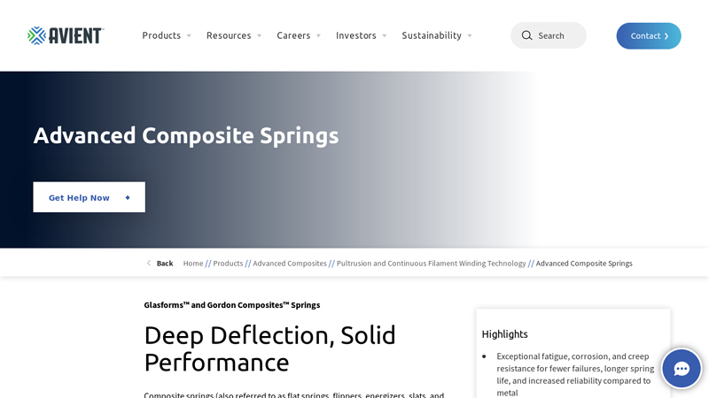Advanced Composite Springs