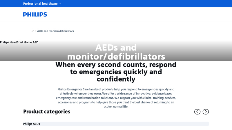 AEDs and monitor/defibrillators