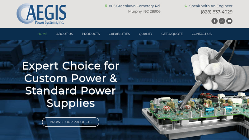 Aegis Power Systems: Custom Power Supplies