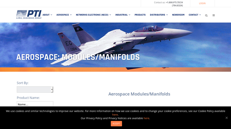 Aerospace: Modules/Manifolds