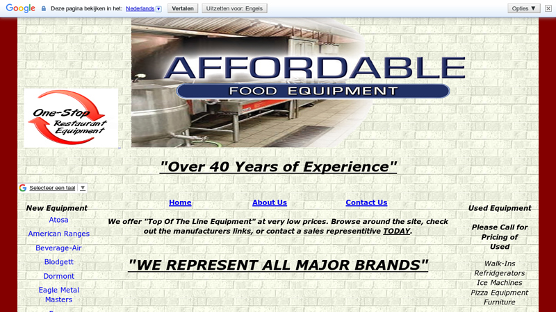 Affordable Food Equipment