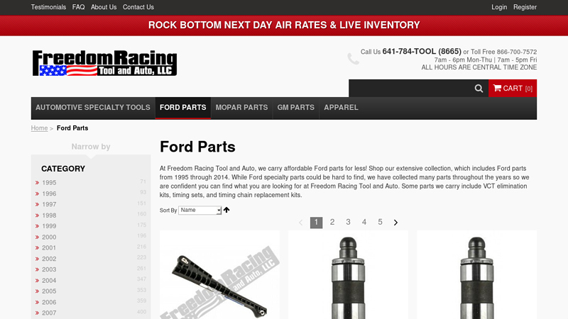 Affordable Ford Car Parts