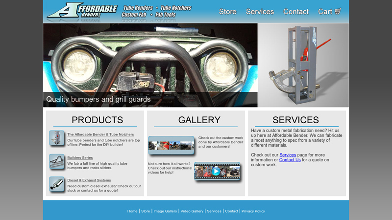 Affordable Tube Benders, tube notchers, metal fabrication welding