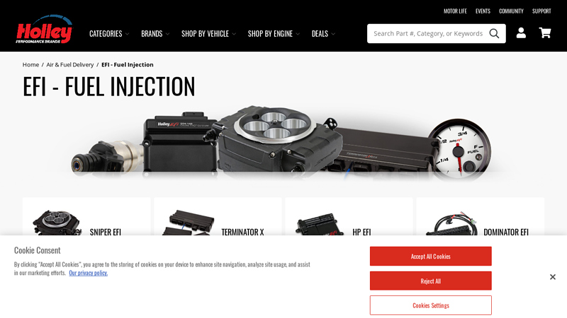 Aftermarket Fuel Injection Systems, EFI Systems, Kits, and Accessories