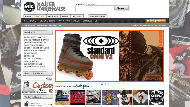 Aggressive Skate Shop from Roller Warehouse