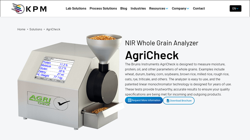 AgriCheck NIR Grain Analyzer