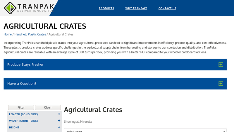 Agricultural Crates