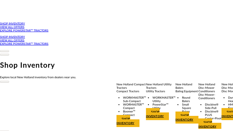 Agricultural Equipment & Farm Machinery