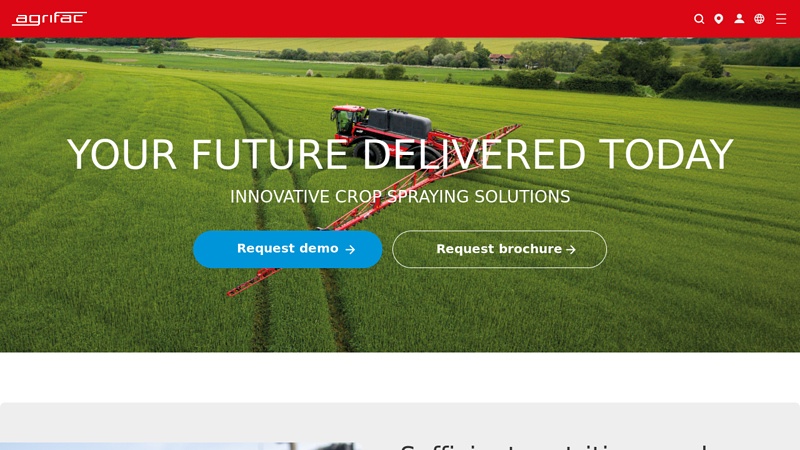 Agrifac crop sprayers