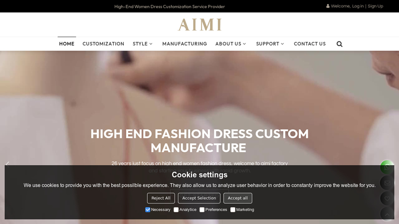 AIMI: Customized High-End Women's Clothing