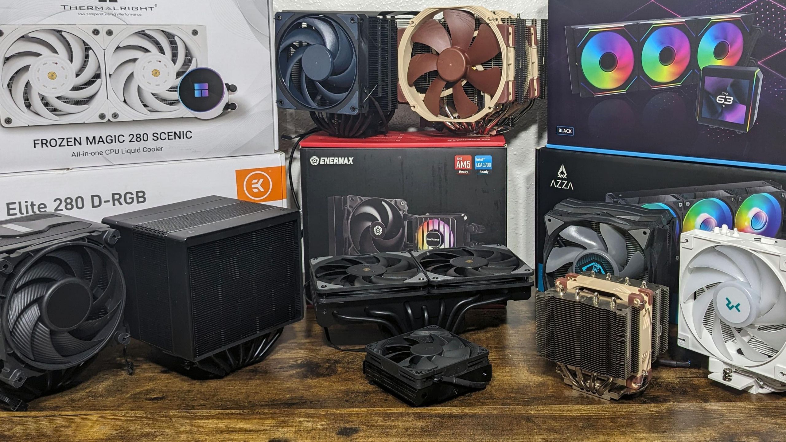 AIO Liquid Cooler, CPU Air Cooler, Case Fan
