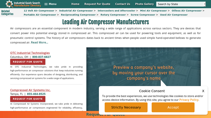 Air Compressor Manufacturers