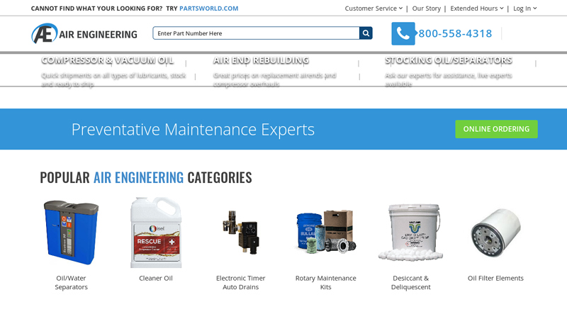 Air Compressor Oil, Oil Separator Elements, Exchangers ...