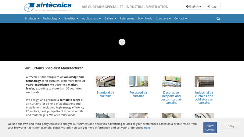 Air curtains Manufacturer Specialist