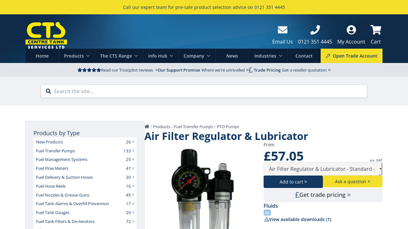 Air Filter Regulator & Lubricator