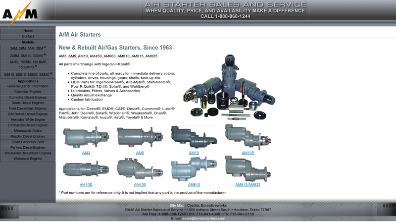 Air Starter Sales And Service