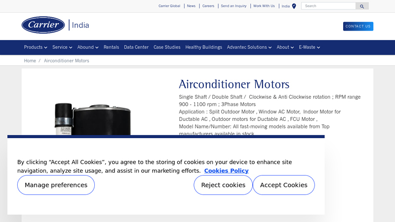 Airconditioner Motors