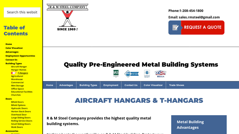 Aircraft Hangars & T