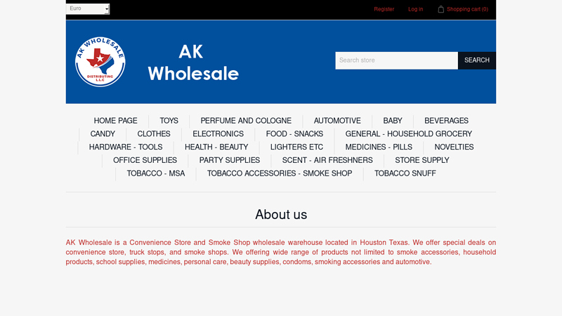 AK Wholesale. About us
