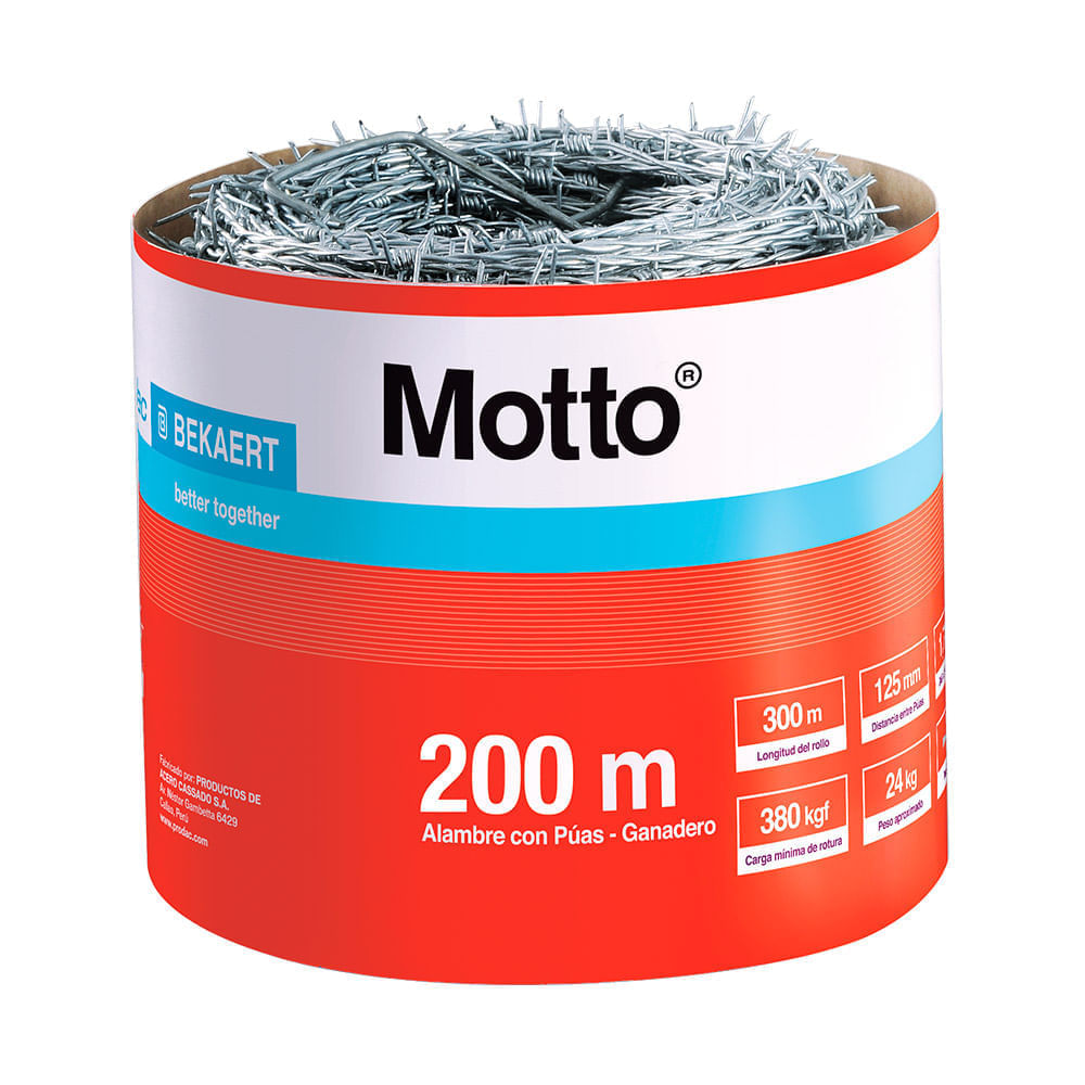 Alambre de Púas Motto Ganadero E