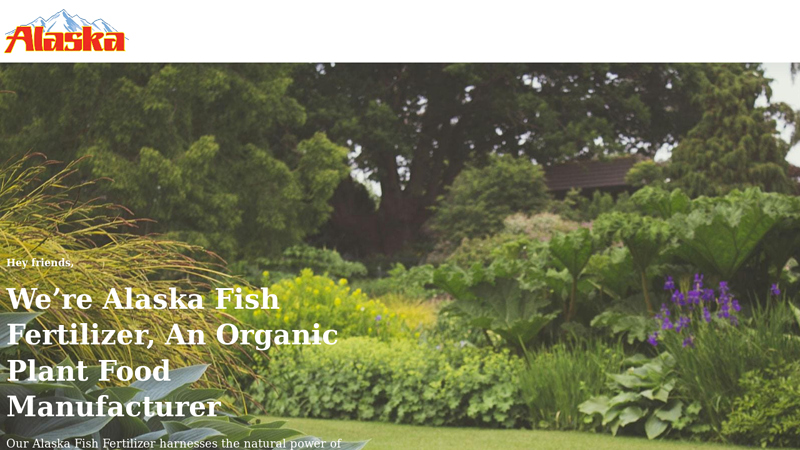 Alaska Fish Fertilizer Website