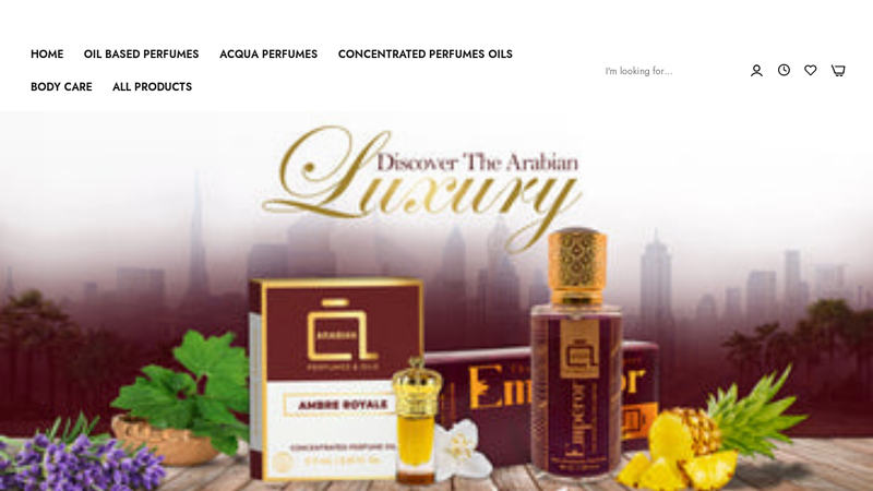 Alcohol-Free Arabian Perfumes & Oils
