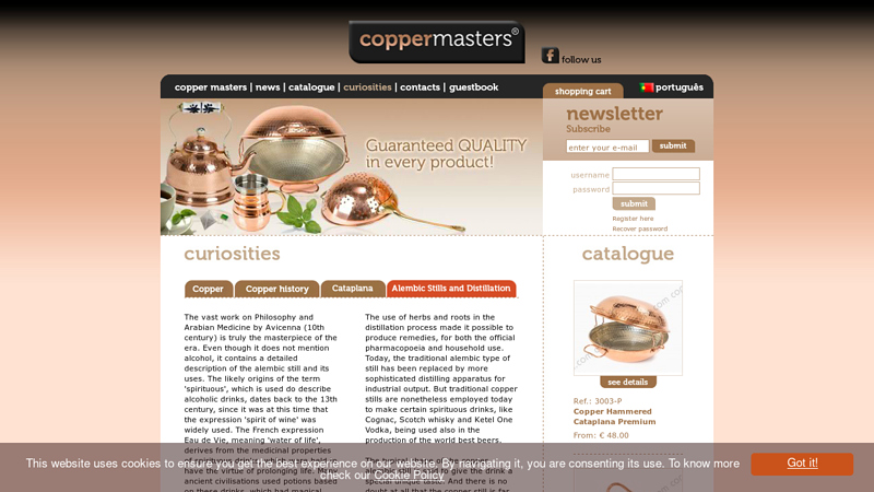 Alembic stills and distillation