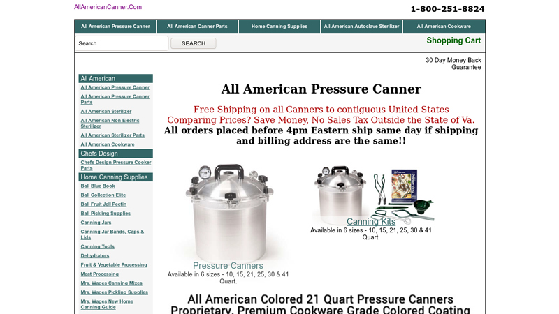 All American Pressure Canners