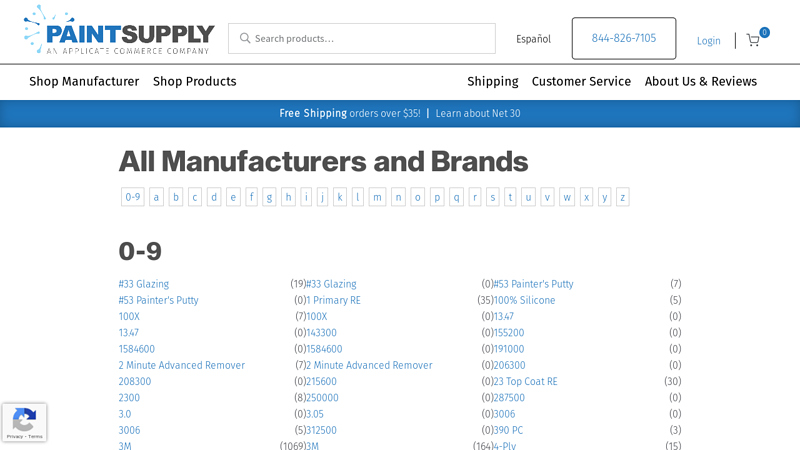 All Manufacturers and Brands