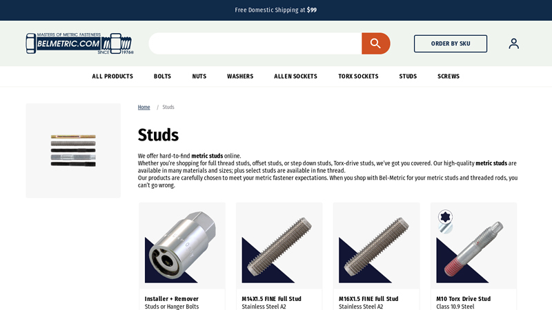 All Metric Studs