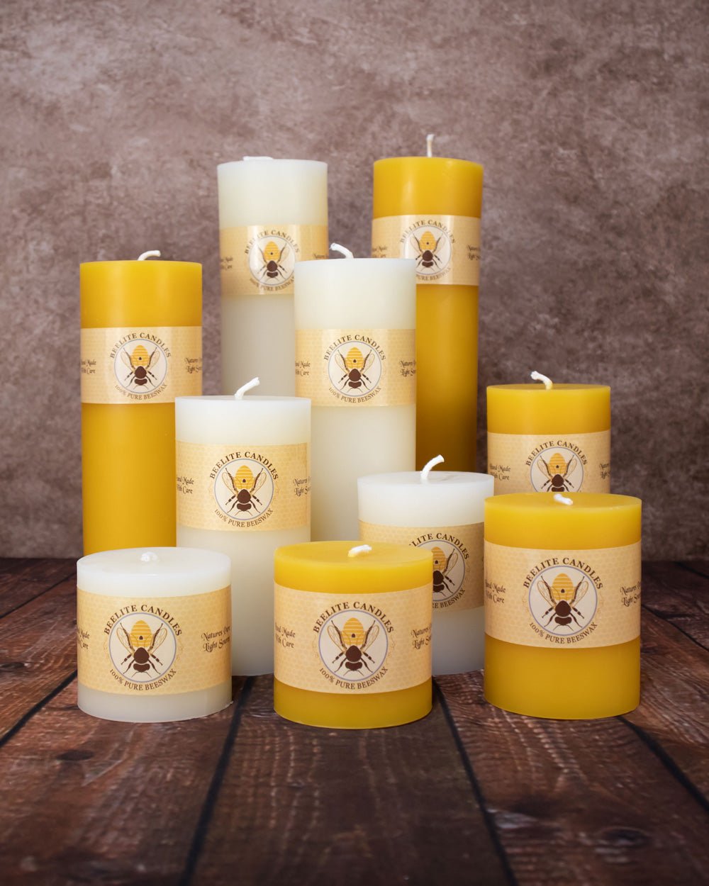 All Natural & Pure USA Beeswax Candle Shop