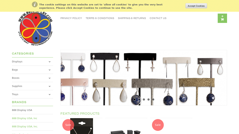 All your Jewelry Display and Store Supply for Sale at 888 Display ...