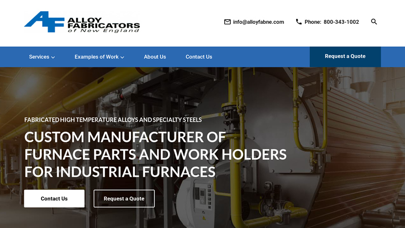 Alloy Fabricators of New England, Inc.