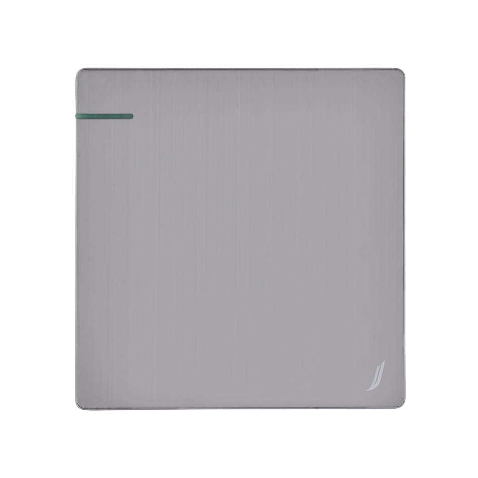 Allure 1 Gang 1 Way Stainless Steel Electric Switch