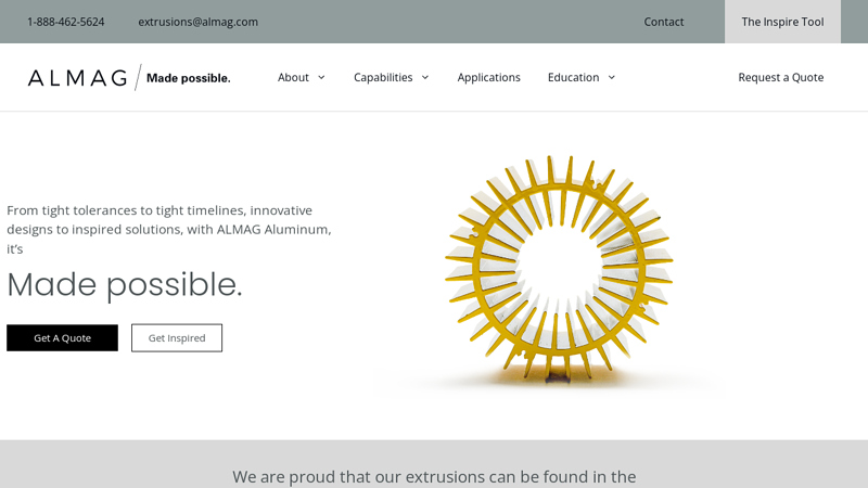 ALMAG Aluminum / Made possible.