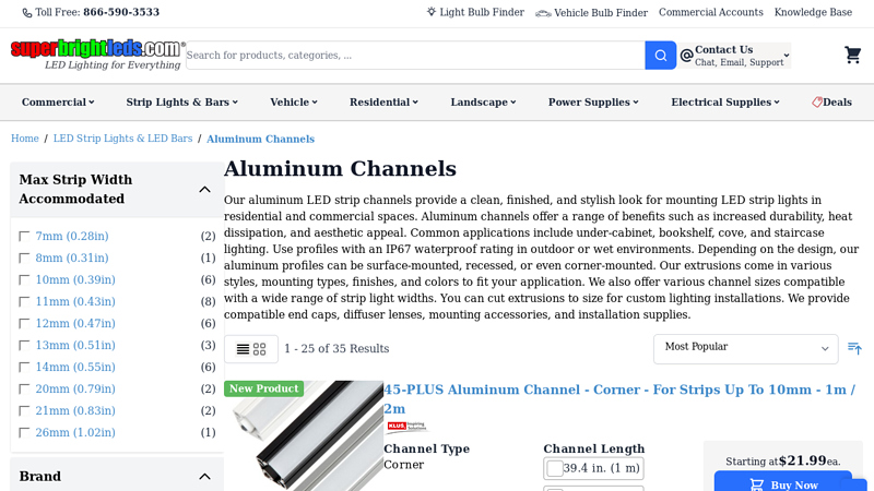 Aluminum Channels