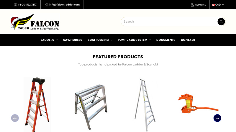 Aluminum Ladder Manufacturer, Falcon Ladder & Scaffold