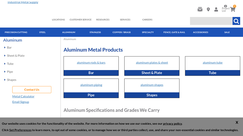 Aluminum Metal Products