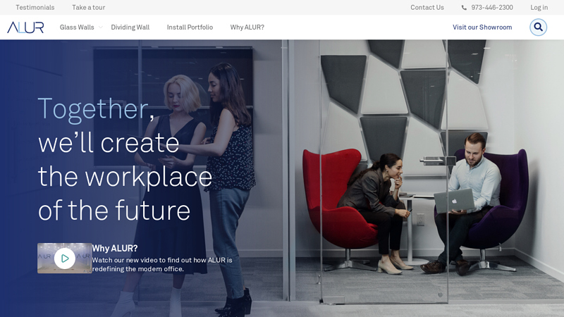 ALUR Glass and Modular Dividing Wall