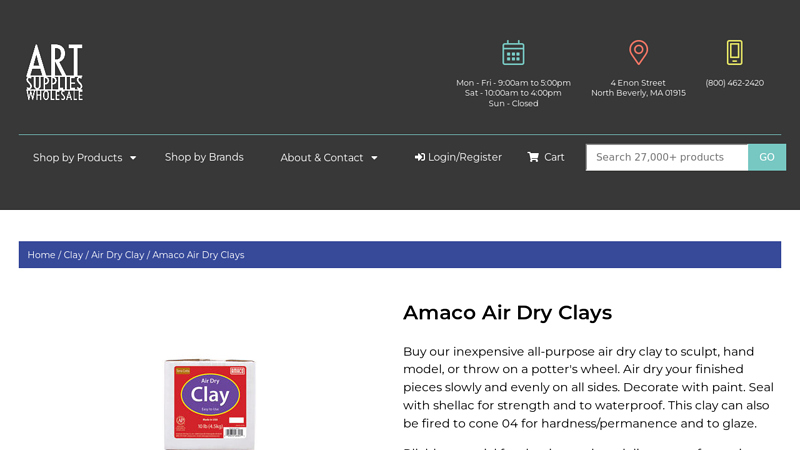 Amaco Air Dry Clays